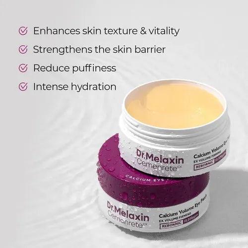 Dr.Melaxin - Calcium Volume Eye Patch - 72g (60 parches) | Parches de Hidrogel para Contorno de Ojos Reafirmantes