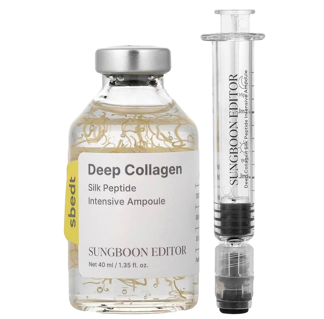 Sungboon Editor - Deep Collagen Silk Peptide Intensive Ampoule - 40ml | Ampolleta Reafirmante Intensiva Con Colágeno Y Péptidos De Seda