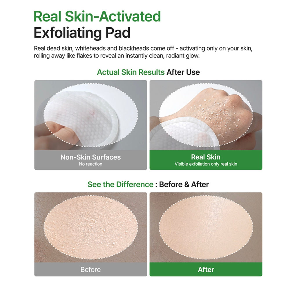 PURITO Seoul - Peel Shot Exfoliating Pad - 8 piezas | Pads Exfoliantes para Renovar y Suavizar la Piel