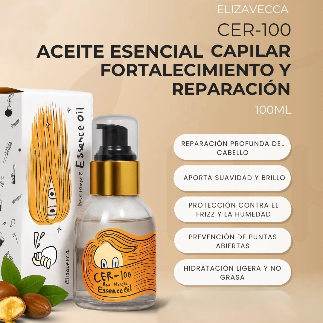 Elizavecca - Hair Muscle Essence Oil - 100ml | Aceite Capilar Nutritivo y Reparador