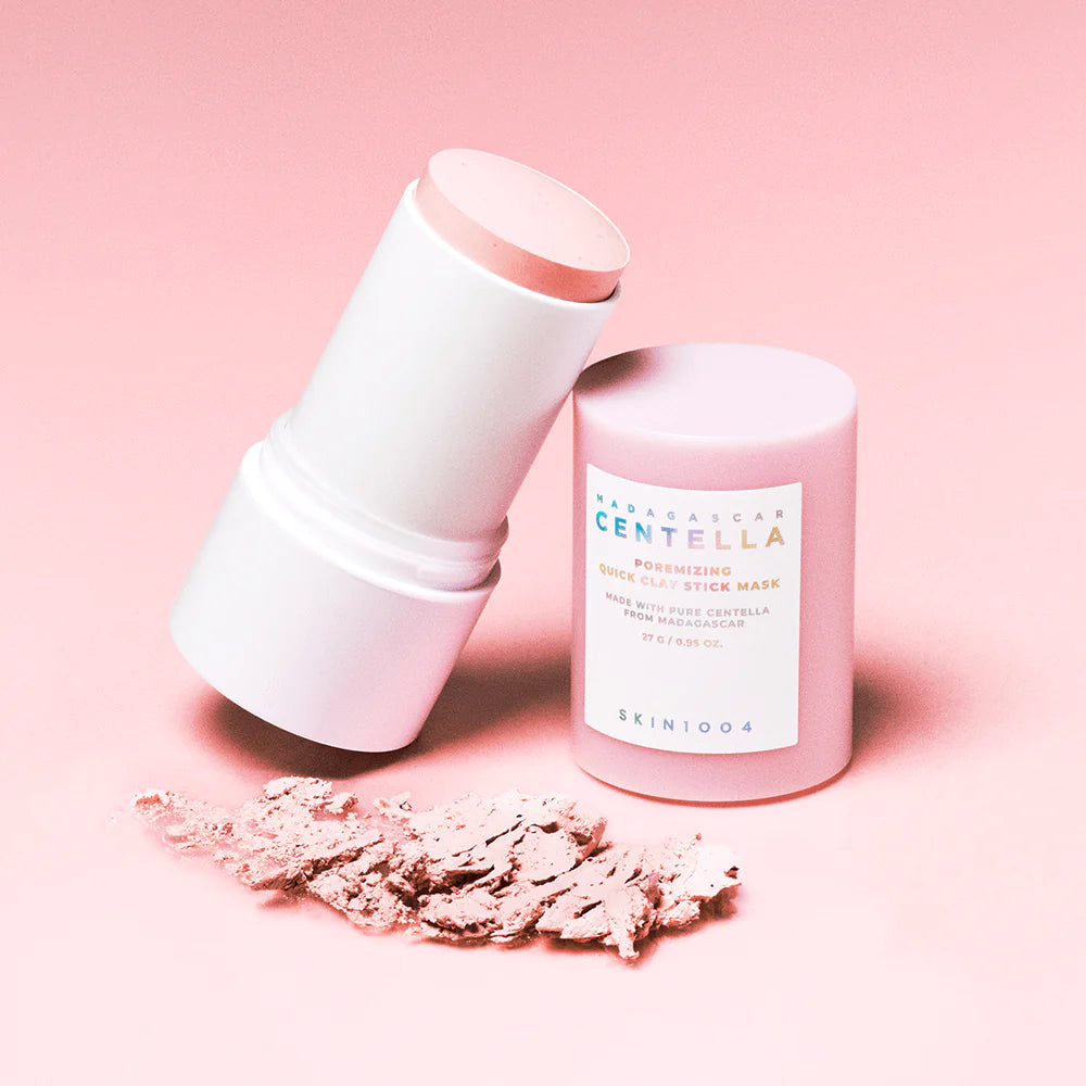 SKIN1004 - Madagascar Centella Poremizing Quick Clay Stick Mask - 27g | Mascarilla en Barra Purificante que Reduce Poros y Controla el Sebo