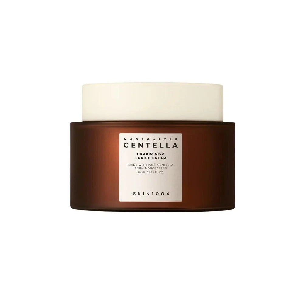 SKIN1004 - Madagascar Centella Probio-Cica Enrich Cream - 50ml | Crema Nutritiva y Reparadora con Probióticos y Centella Asiática