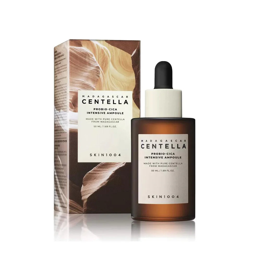 SKIN1004 - Madagascar Centella Probio-Cica Intensive Ampoule - 50ml | Ampolla Reparadora e Hidratante con Probióticos y Centella Asiática