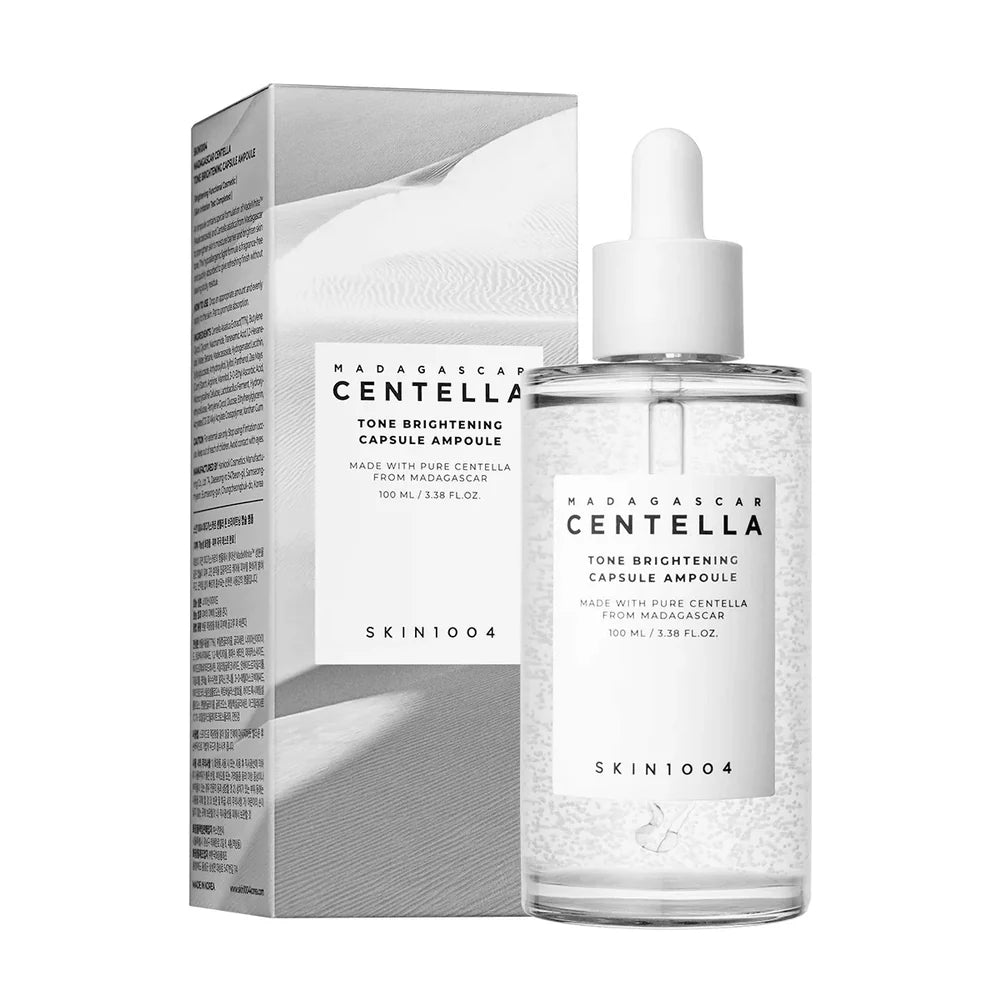SKIN1004 - Madagascar Centella Tone Brightening Capsule Ampoule - 100ml | Ampolla Iluminadora con Cápsulas de Niacinamida y Extracto de Centella