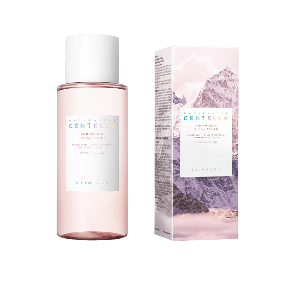 SKIN1004 - Madagascar Centella Poremizing Clear Toner - 210ml | Tónico Purificante que Minimiza Poros y Equilibra el Exceso de Grasa