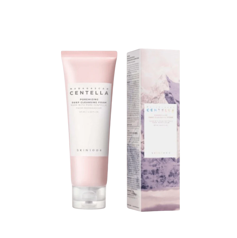 SKIN1004 - Madagascar Centella Poremizing Deep Cleansing Foam - 125ml | Limpiador Facial Purificante que Reduce Poros y Controla el Sebo