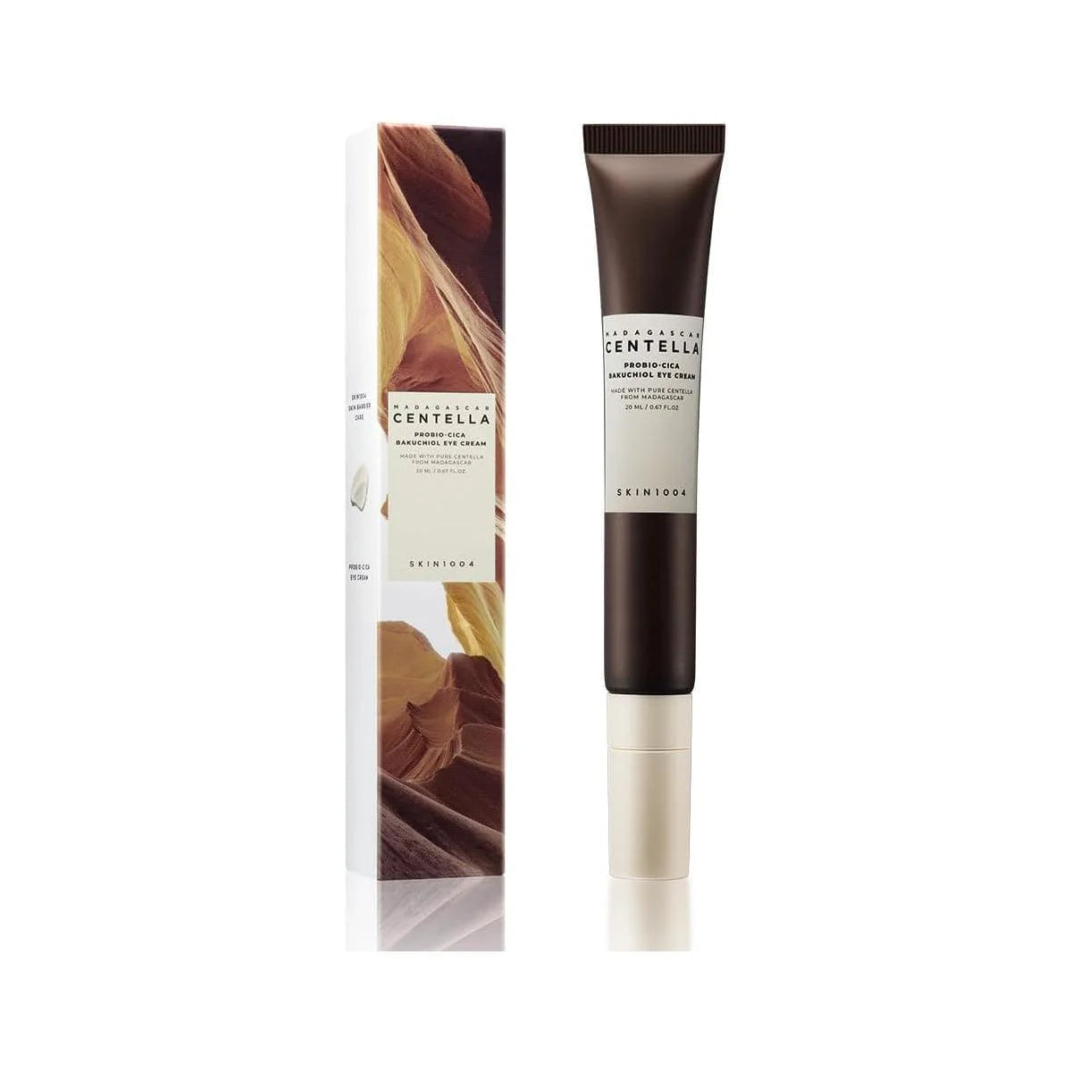 SKIN1004 - Madagascar Centella Probio-Cica Bakuchiol Eye Cream - 20ml | Crema de Ojos Antiedad y Reparadora con Bakuchiol y Centella