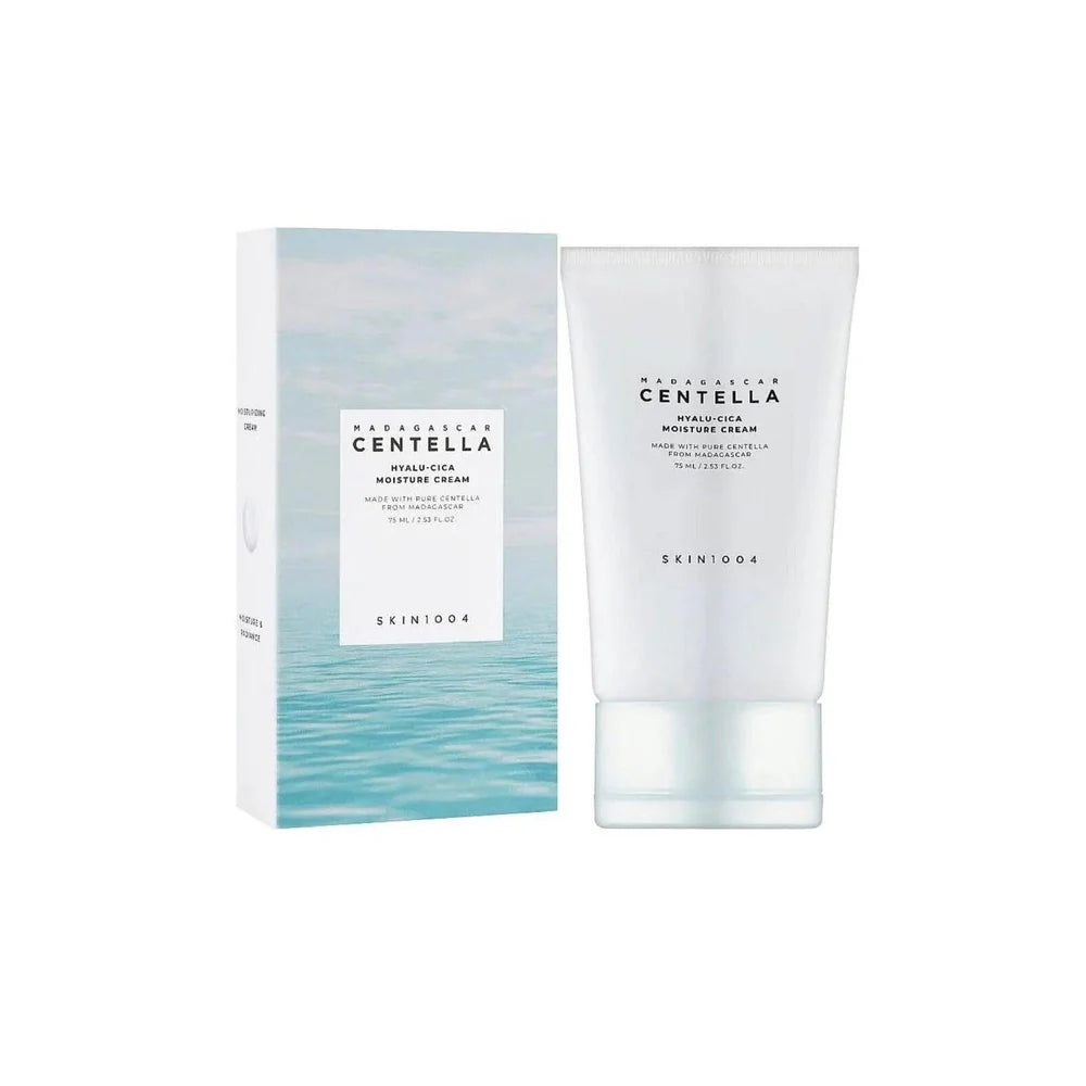 SKIN1004 - Madagascar Centella Hyalu-Cica Moisture Cream - 75ml | Crema Hidratante y Calmante con Centella y Ácido Hialurónico