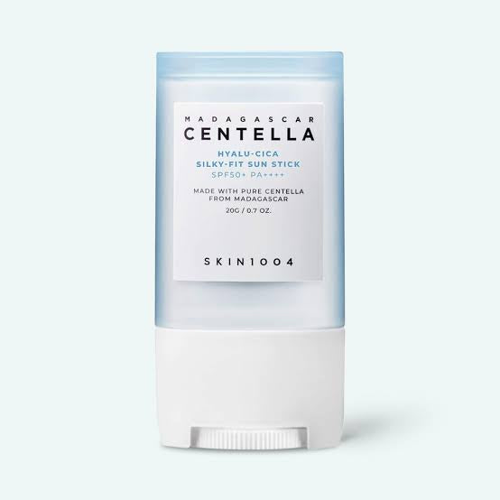 SKIN1004 - Madagascar Centella Hyalu-Cica Silky-Fit Sun Stick - 20g | Protector Solar en Barra Hidratante y Calmante con Centella y Ácido Hialurónico