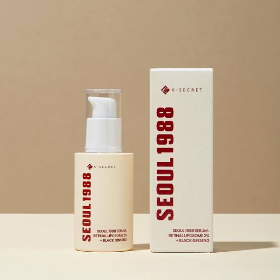 KSECRET - SEOUL 1988 Serum : Retinal Liposome 2% + Black Ginseng - 30ml | Suero Antiedad y Regenerador con Retinal y Ginseng Negro