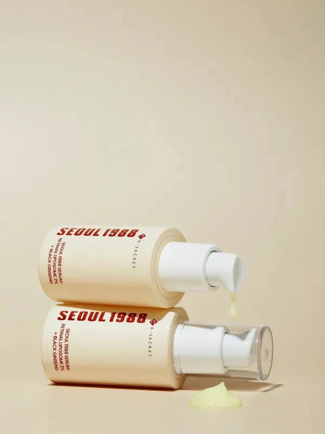 KSECRET - SEOUL 1988 Serum : Retinal Liposome 2% + Black Ginseng - 30ml | Suero Antiedad y Regenerador con Retinal y Ginseng Negro