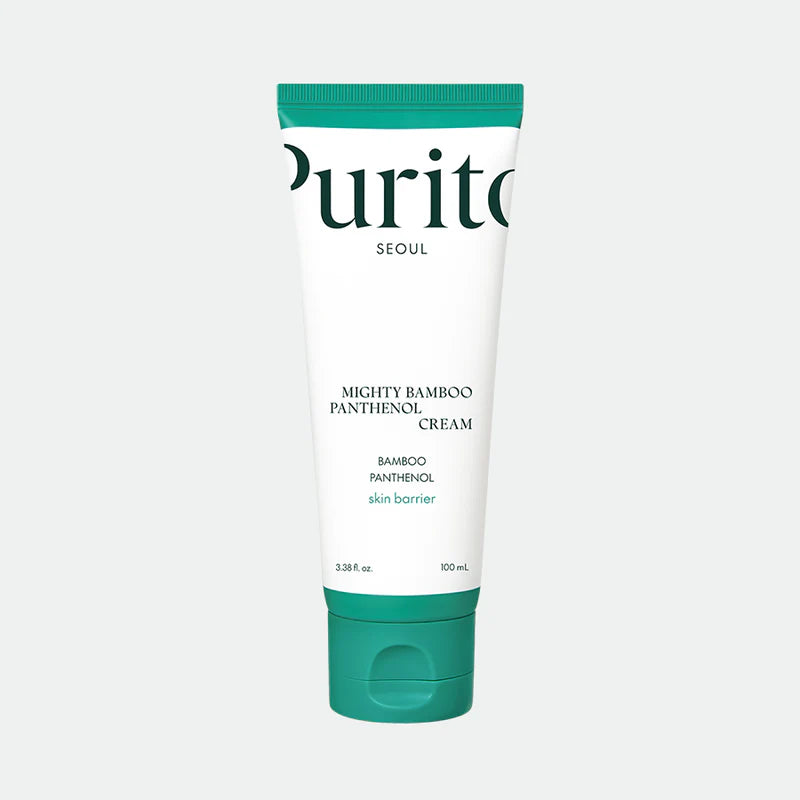 PURITO Seoul - Mighty Bamboo Panthenol Cream - 100ml | Crema Hidratante y Reparadora con Bambú y Pantenol