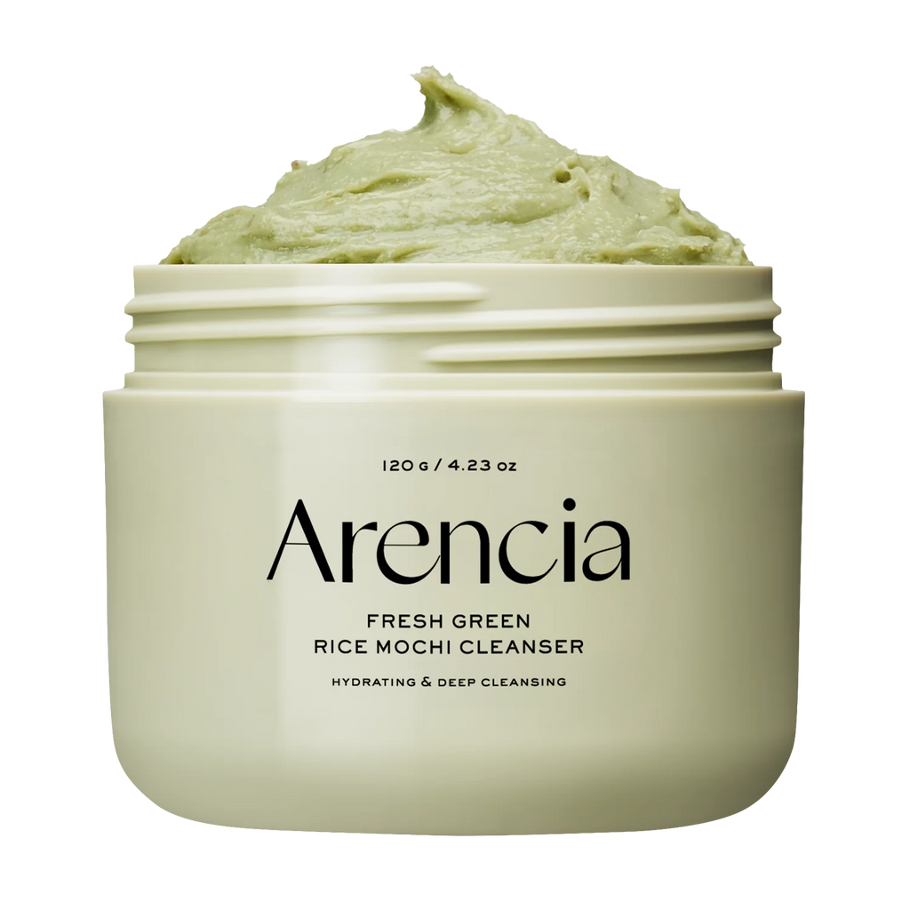 Arencia - Fresh Green Rice Mochi Cleanser - 120g | Limpiador Facial Equilibrante con Té Verde y Arroz