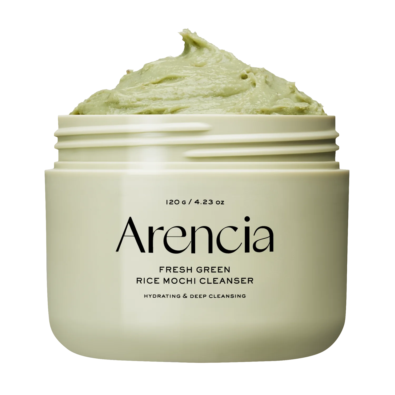 Arencia - Fresh Green Rice Mochi Cleanser - 120g | Limpiador Facial Equilibrante con Té Verde y Arroz