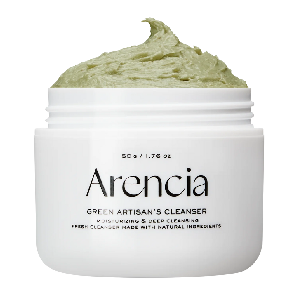 Arencia - Fresh Green Rice Mochi Cleanser - 120g | Limpiador Facial Equilibrante con Té Verde y Arroz