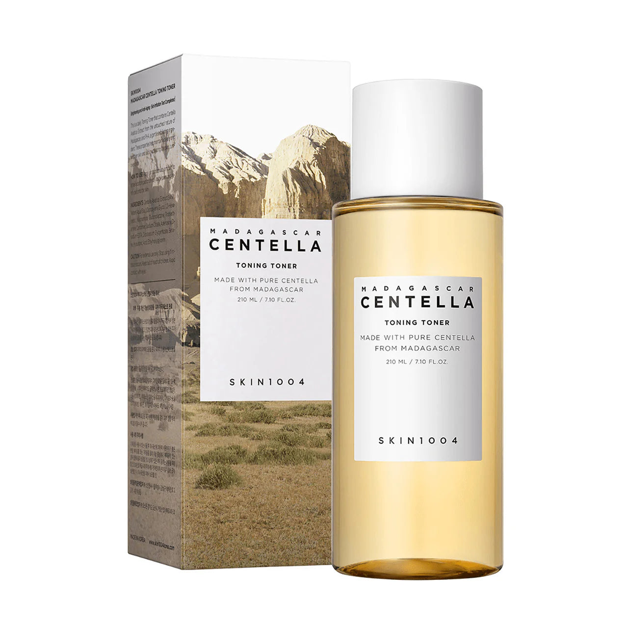 SKIN1004 - Madagascar Centella Toning Toner - 210ml | Tónico Facial Calmante y Exfoliante Suave