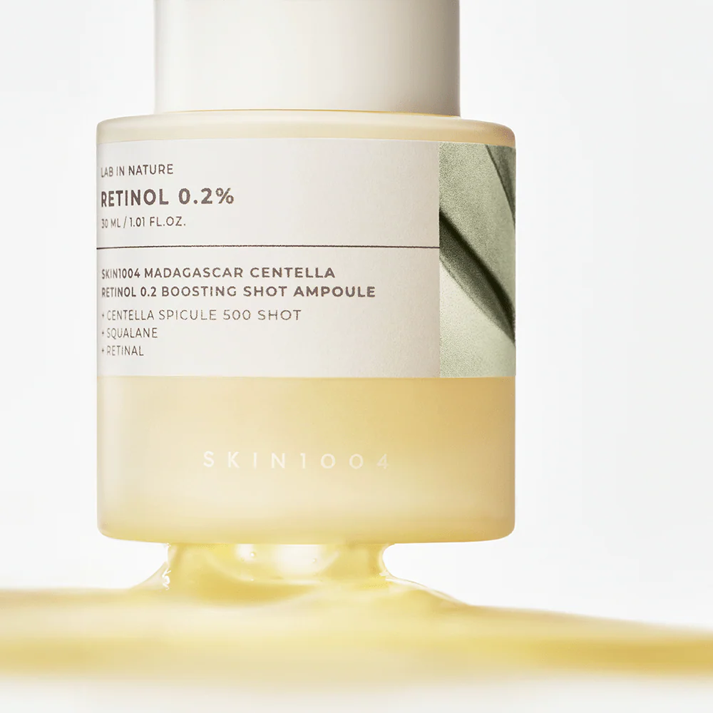 SKIN1004 - Madagascar Centella Retinol 0.2% Boosting Shot Ampoule - 30ml | Suero Anti-Edad
