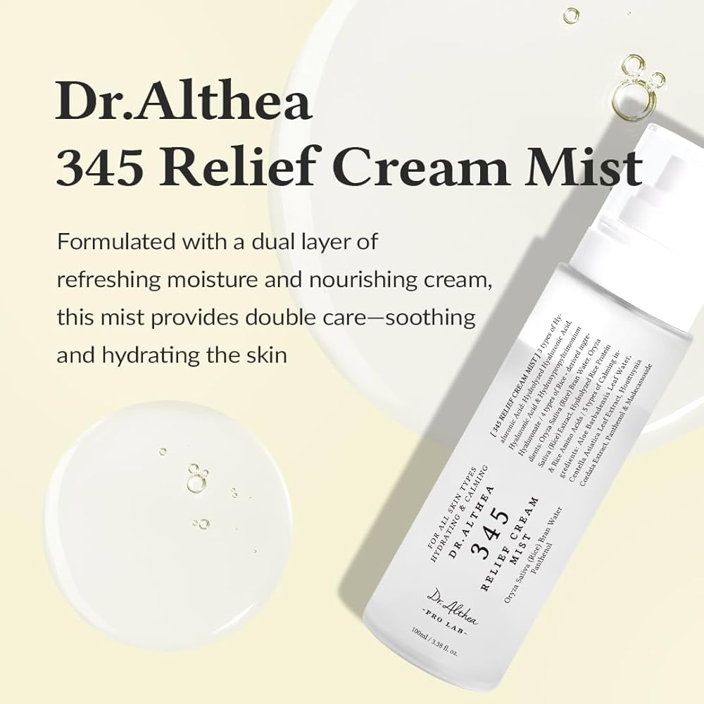 Dr. Althea - 345 Relief Cream Mist | Bruma Facial Calmante y Reparadora