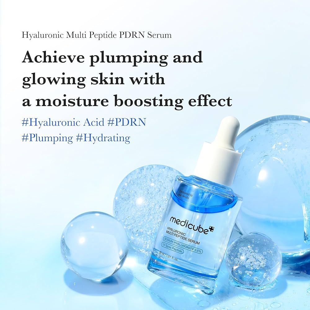Medicube - Hyaluronic Multi Peptide Serum - 30ml | Sérum Facial Hidratante y Reafirmante