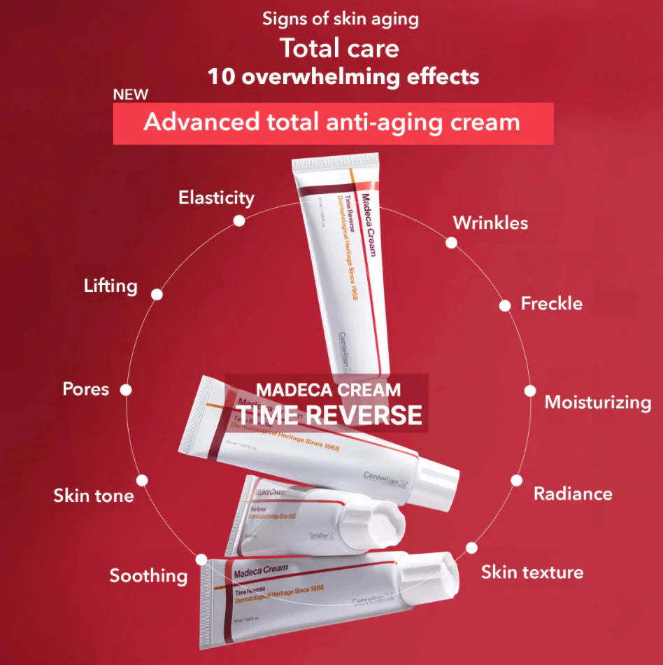 Centellian24 - Madeca Cream Time Reverse - 50ml | Crema Facial Reparadora y Antiedad