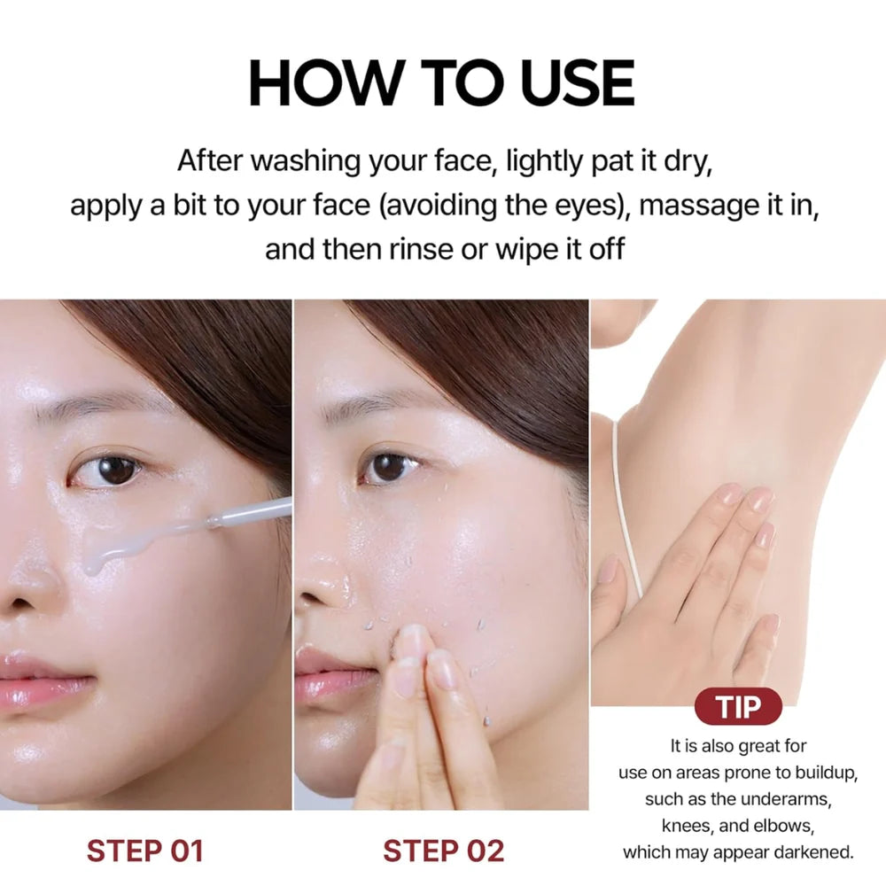 Dr. Melaxin - Peel Shot Exfoliating Black Rice Ampoule - 80ml | Ampolla Facial Exfoliante para una Piel Suave