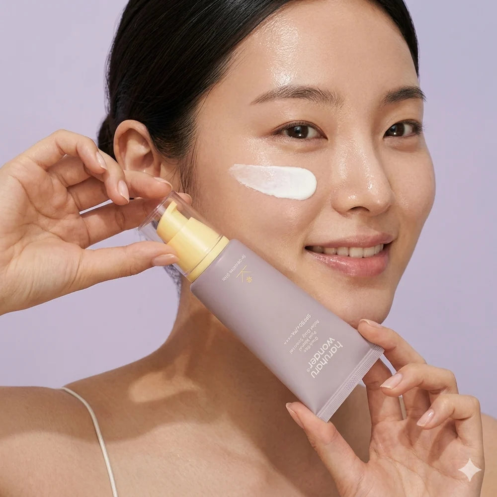 Haruharu Wonder - Black Rice Pure Mineral Relief Daily Sunscreen SPF50+ - 50ml | Protector Solar Mineral Facial Calmante y Ligero