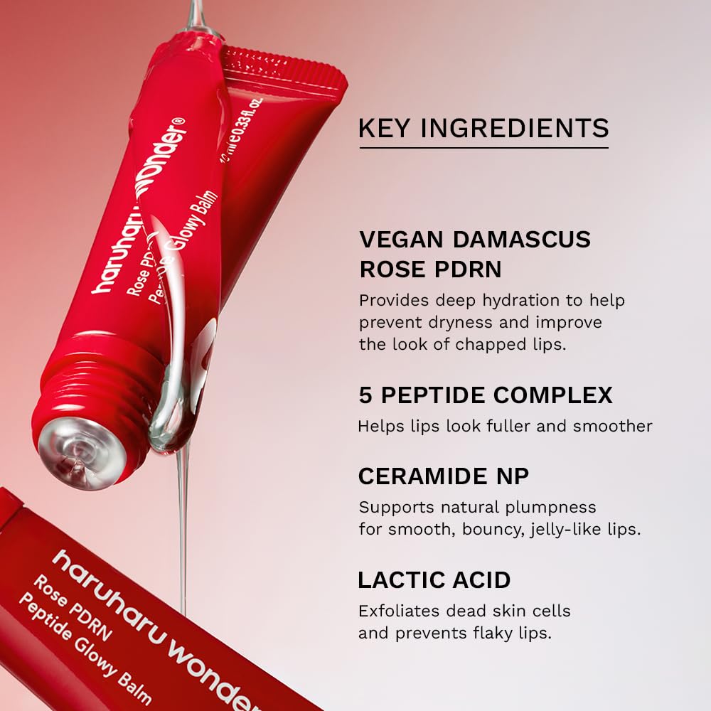 Haruharu Wonder - Rose PDRN Peptide Glowy Balm - 10ml | Bálsamo Facial Iluminador y Reafirmante