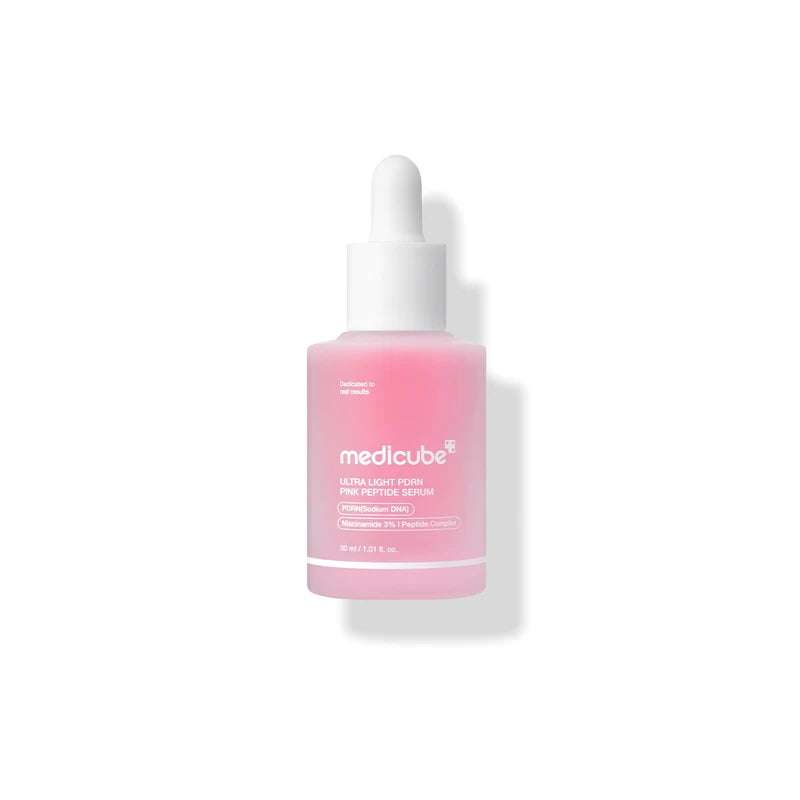 Medicube - PDRN Pink Peptide Serum Ultra Light - 30ml | Sérum Facial Ligero Reafirmante y Reparador