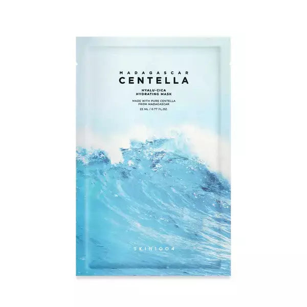 SKIN1004 - Madagascar Centella Hyalu-Cica Hydrating Mask - 1 pieza | Mascarilla Facial Hidratante y Calmante