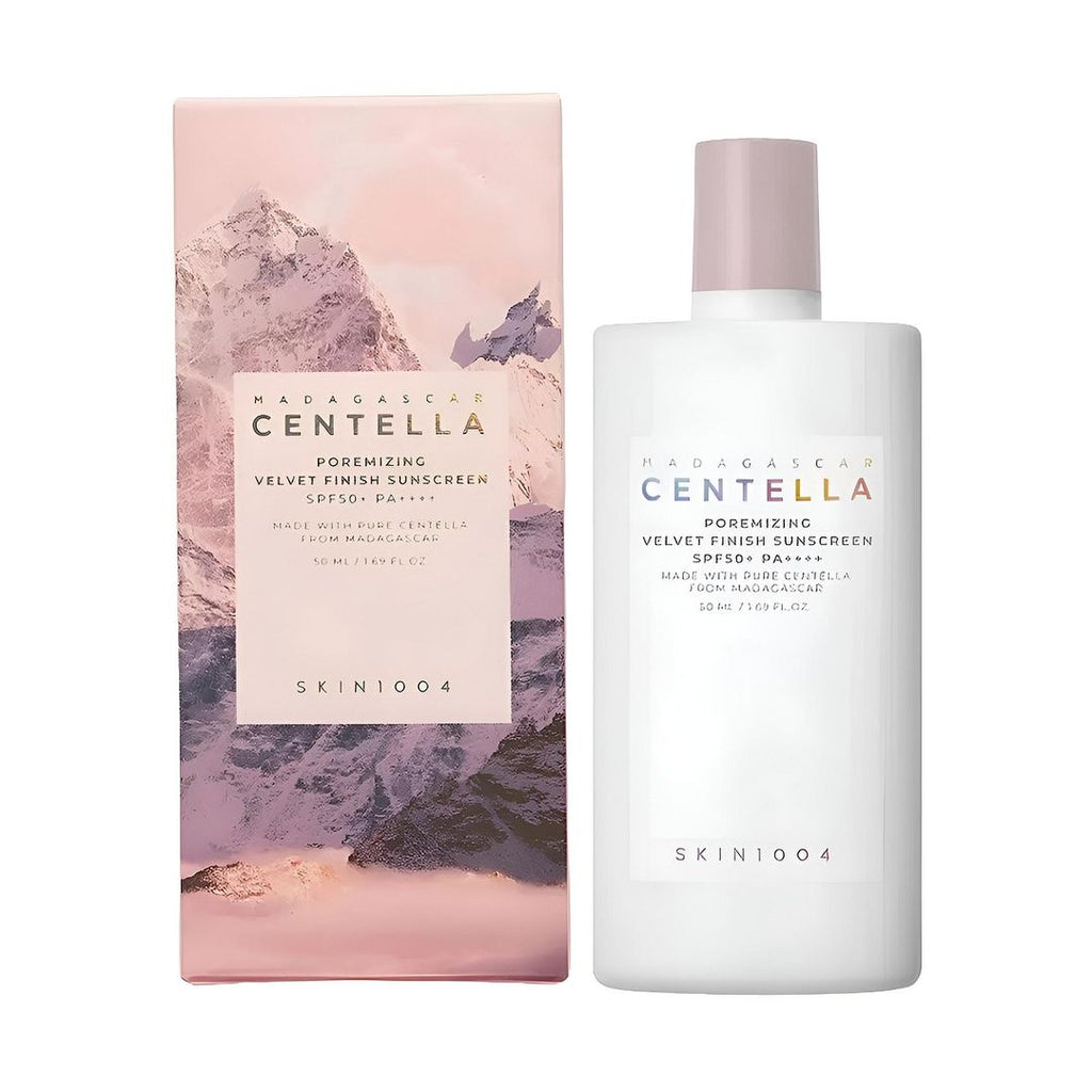 SKIN1004 - Madagascar Centella Poremizing Velvet Finish Sunscreen SPF50+ - 50ml | Protector Solar Facial Matificante para Poros