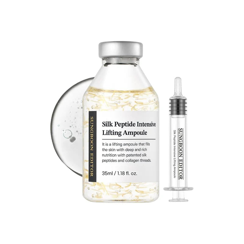 Sungboon Editor - Silk Peptide Intensive Lifting Ampoule - 35ml | Ampolla Facial Reafirmante y Antiedad