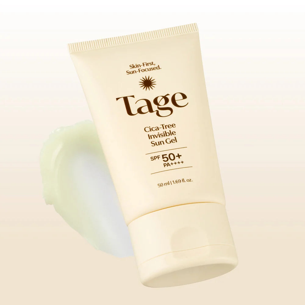 TAGE - Cica-Tree Invisible Sun Gel SPF50+ - 50ml | Protector Solar Facial Invisible y Ligero