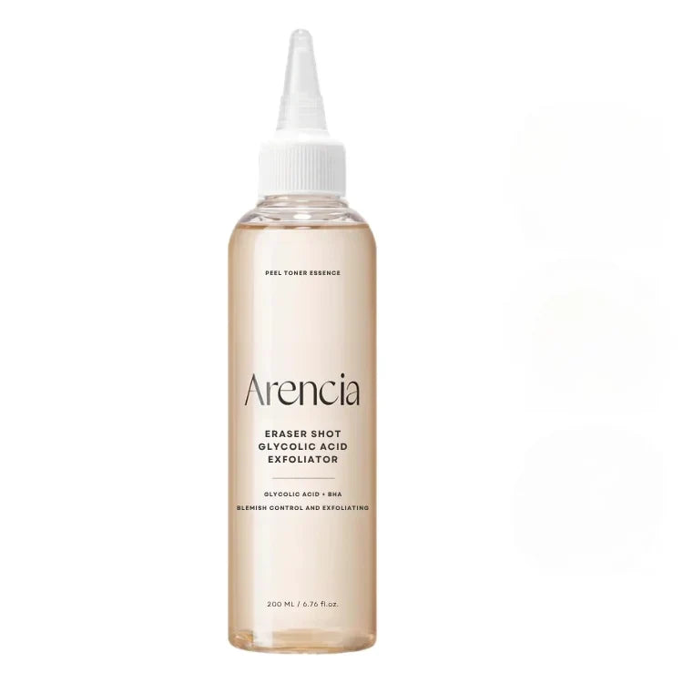 Arencia - Eraser Shot Glycolic Acid Exfoliator - 200ml | Exfoliante Facial con Ácido Glicólico