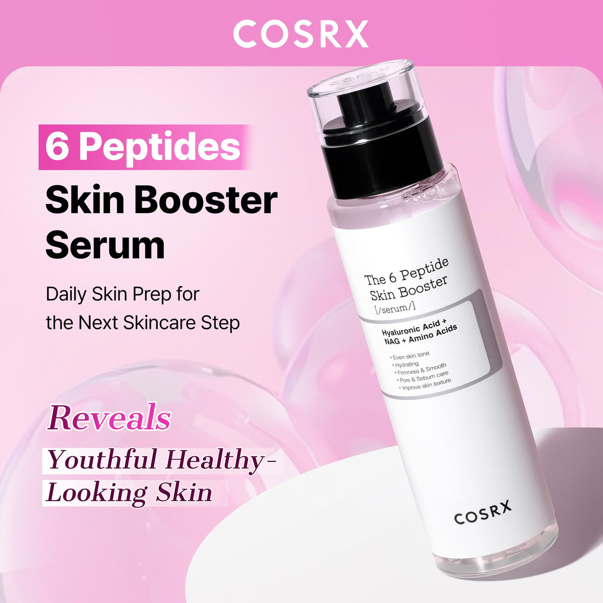 COSRX - The 6 Peptide Skin Booster - 150ml | Booster Facial Hidratante y Reafirmante