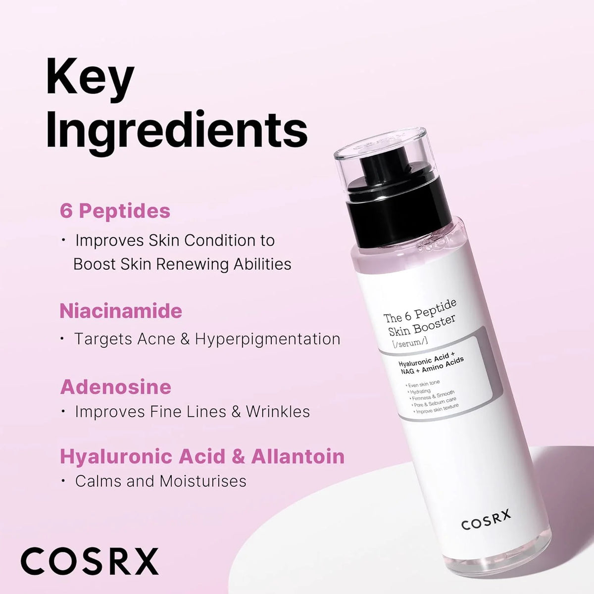 COSRX - The 6 Peptide Skin Booster - 150ml | Booster Facial Hidratante y Reafirmante