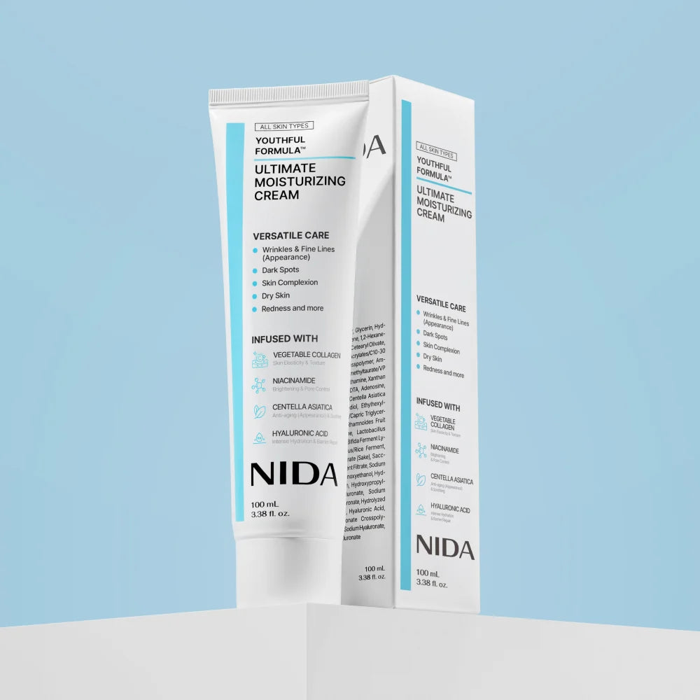 NIDA - Youthful Formula Ultimate Moisturizing Cream - 100ml | Crema Facial Hidratante y Reafirmante