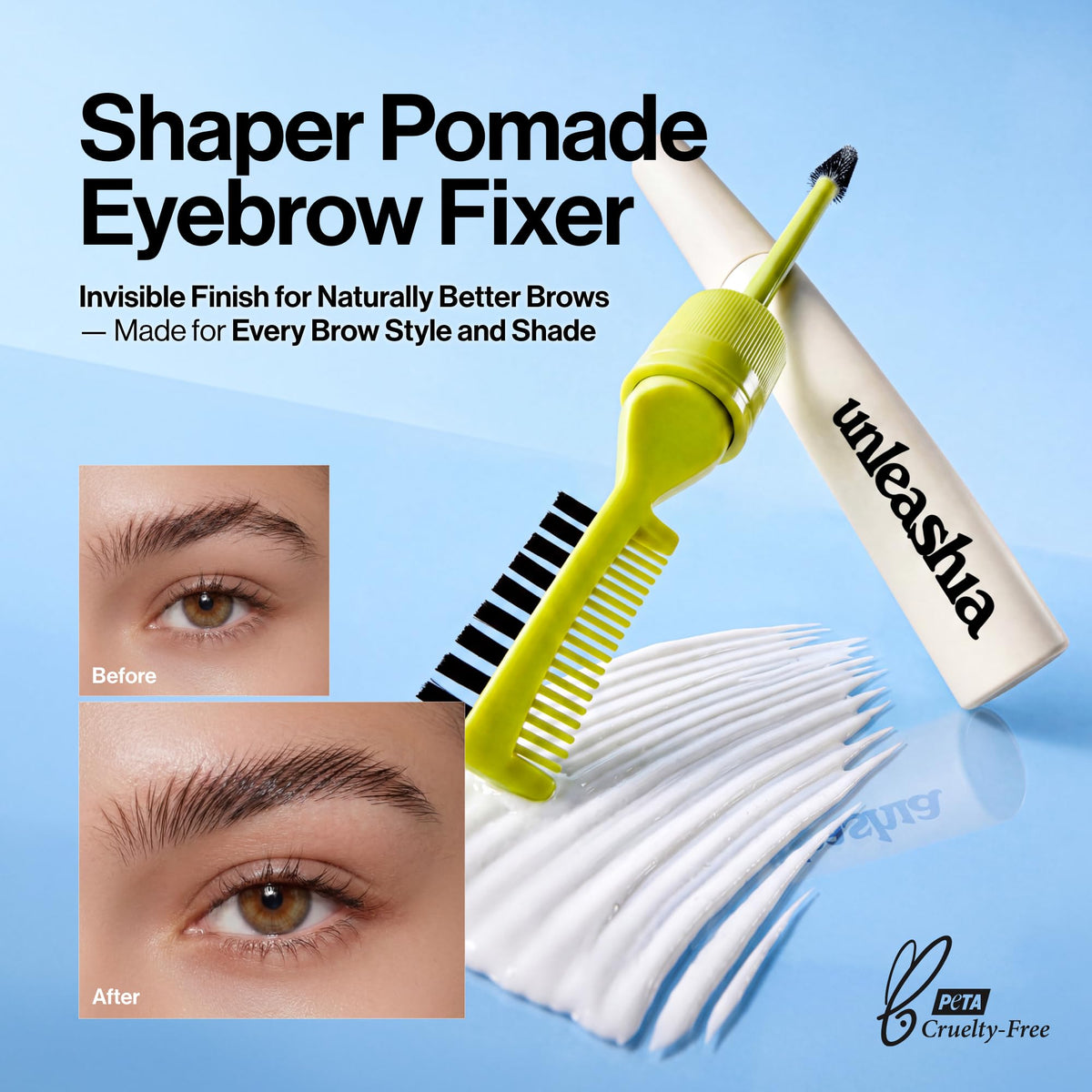 UNLEASHIA - Shaper Pomade Eyebrow Fixer - 8.5g | Pomada para Cejas Fijadora