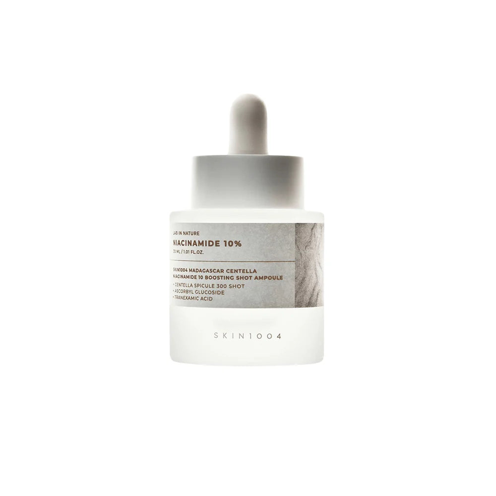 SKIN1004 - Madagascar Centella Niacinamide 10 Boosting Shot Ampoule - 30ml | Ampolla Iluminadora y Despigmentante con Niacinamida y Ácido tranexámico