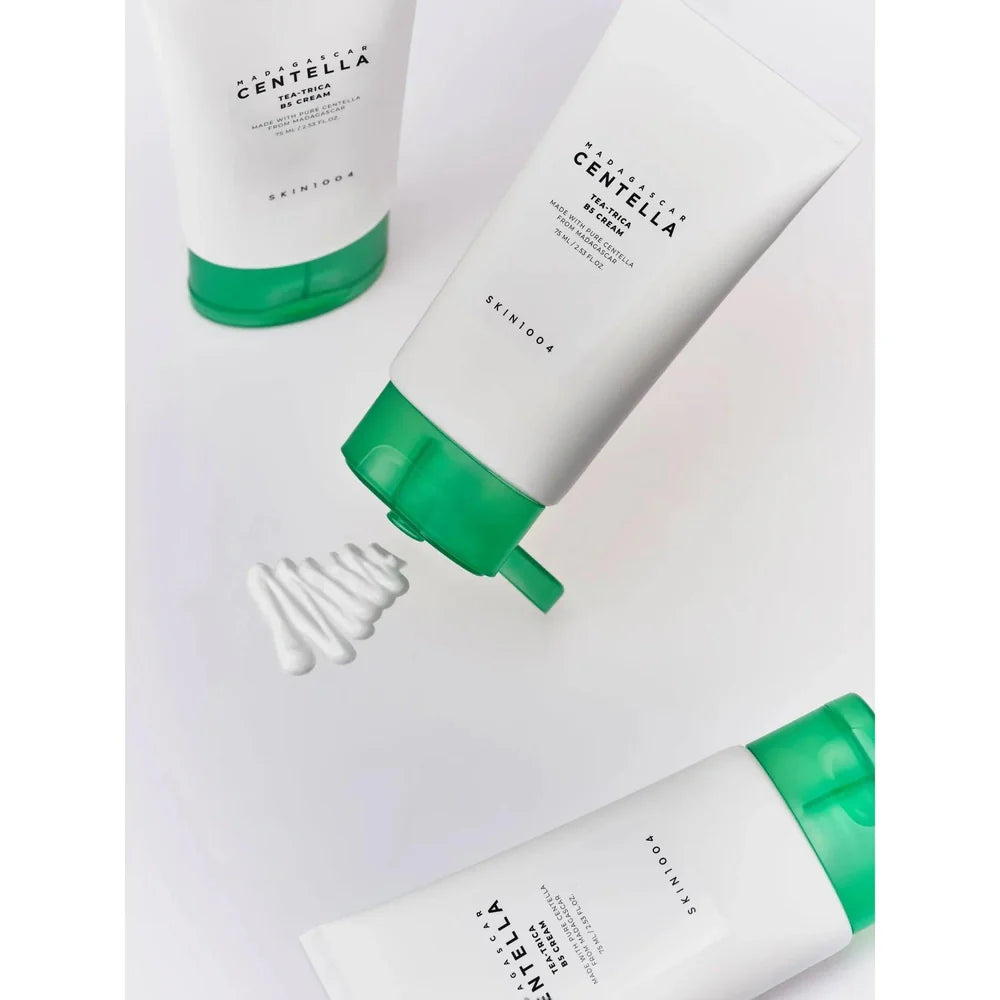 SKIN1004 - Madagascar Centella Tea-Trica B5 Cream - 75ml | Crema Hidratante y Antiacné con Centella y Vitamina B5