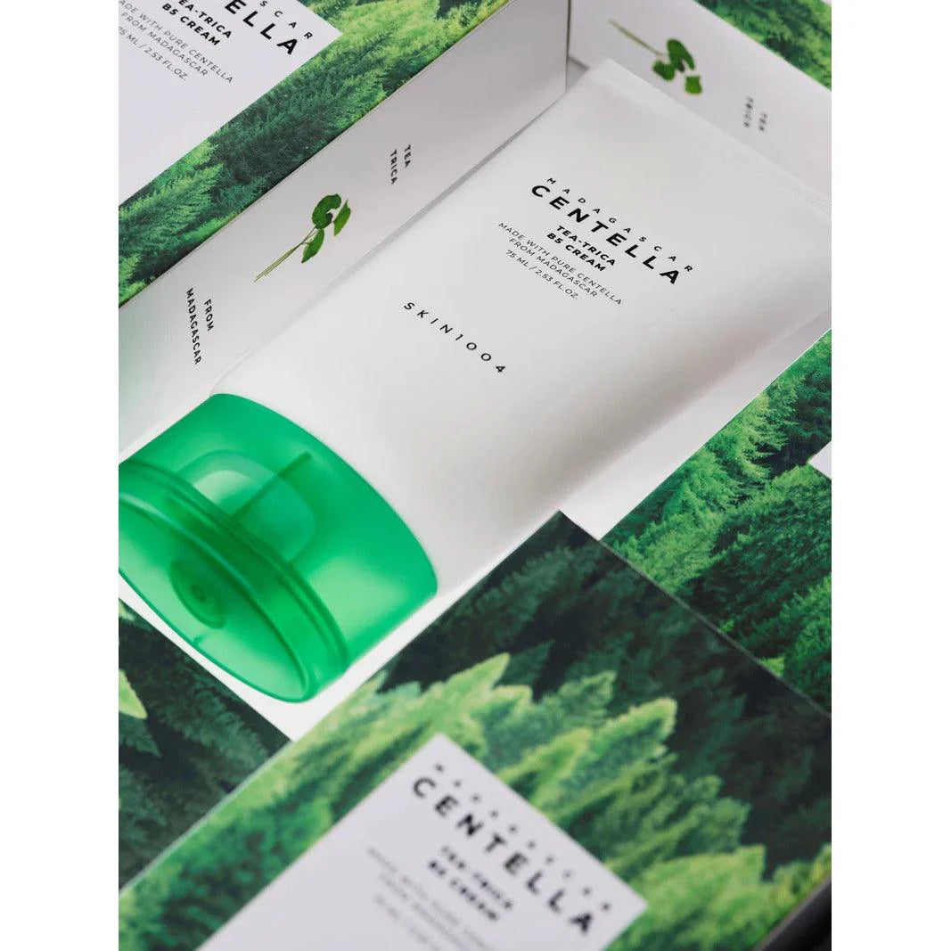SKIN1004 - Madagascar Centella Tea-Trica B5 Cream - 75ml | Crema Hidratante y Antiacné con Centella y Vitamina B5
