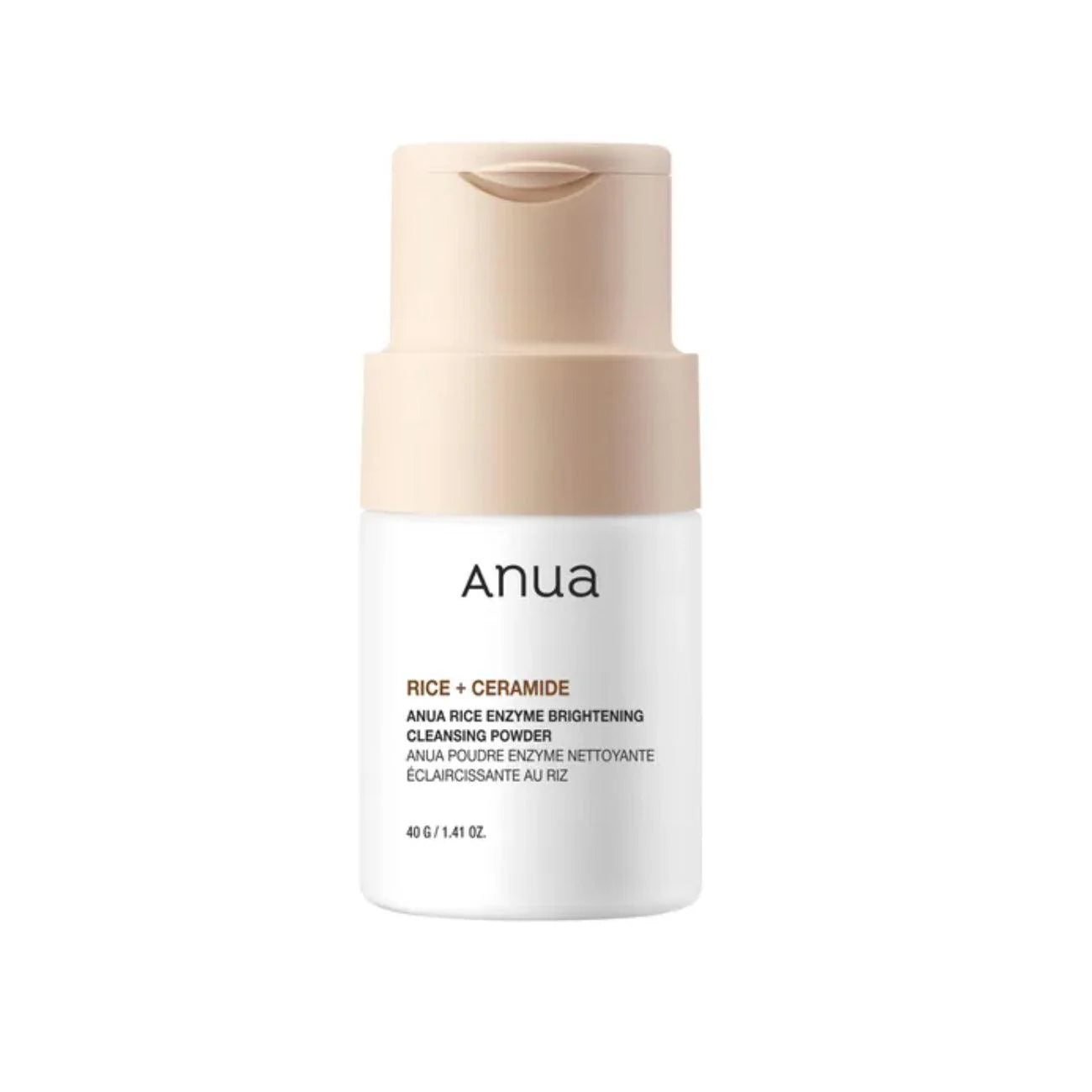 ANUA - Rice Enzyme Brightening Cleansing Powder - 40g | Polvo Limpiador Iluminador con Enzimas de Arroz