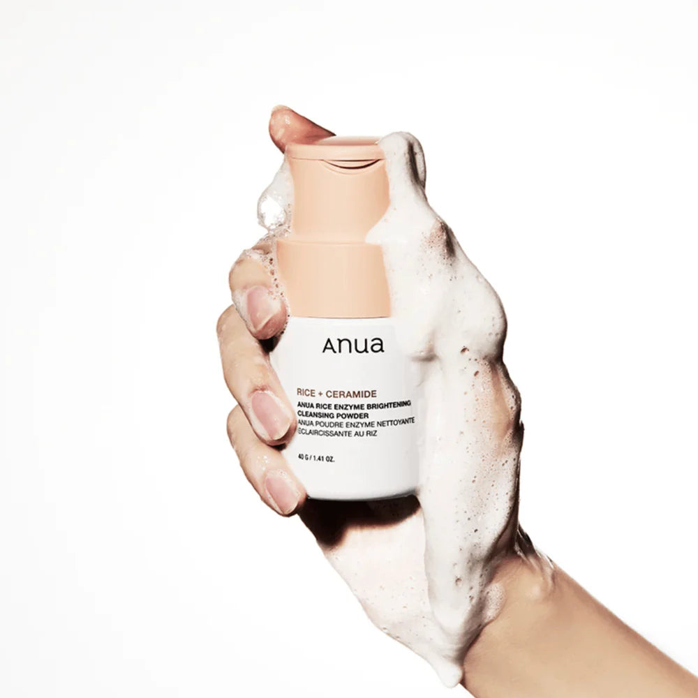 ANUA - Rice Enzyme Brightening Cleansing Powder - 40g | Polvo Limpiador Iluminador con Enzimas de Arroz