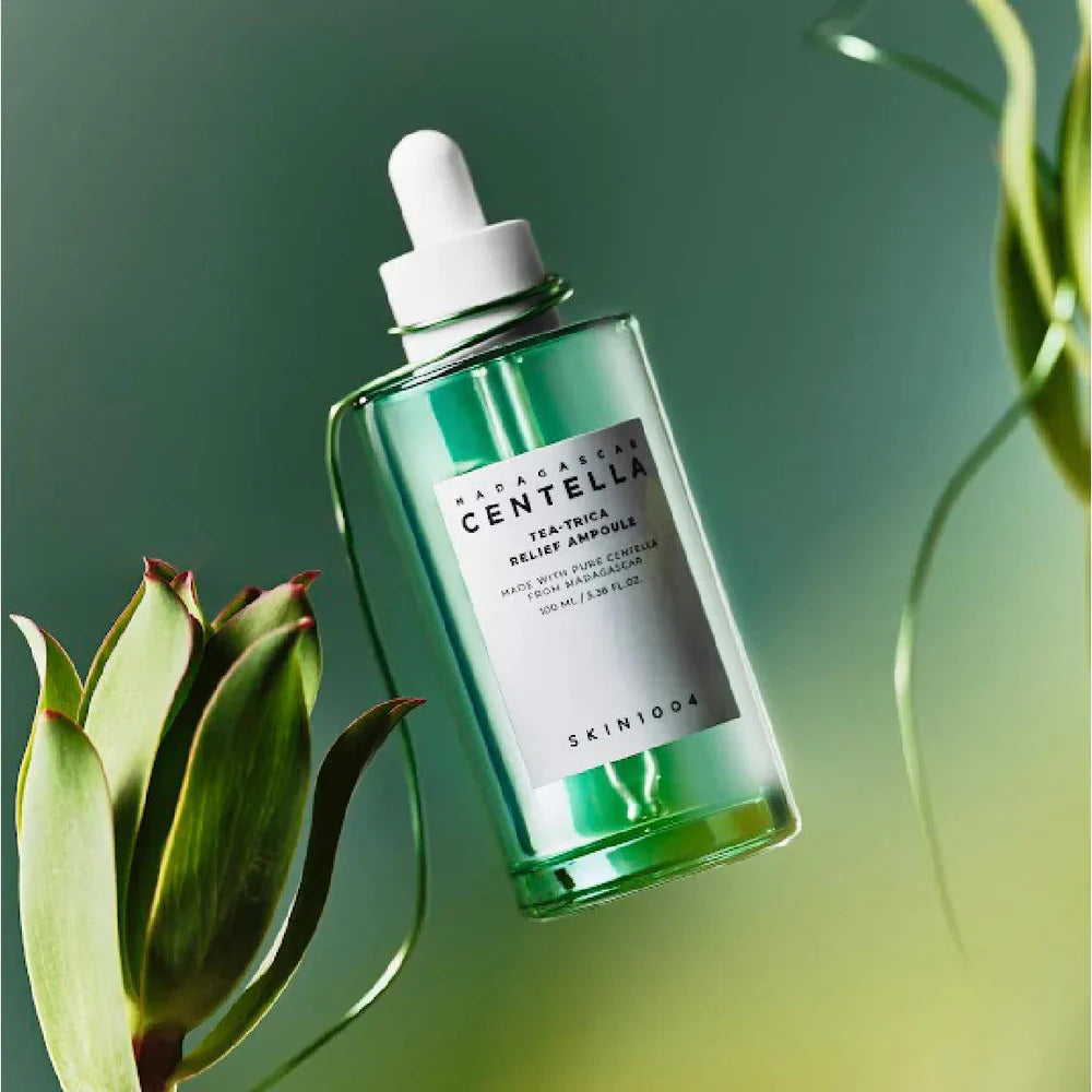SKIN1004 - Madagascar Centella Tea-Trica Relief Ampoule - 100ml | Ampolla Calmante y Purificante con Centella y Árbol de Té