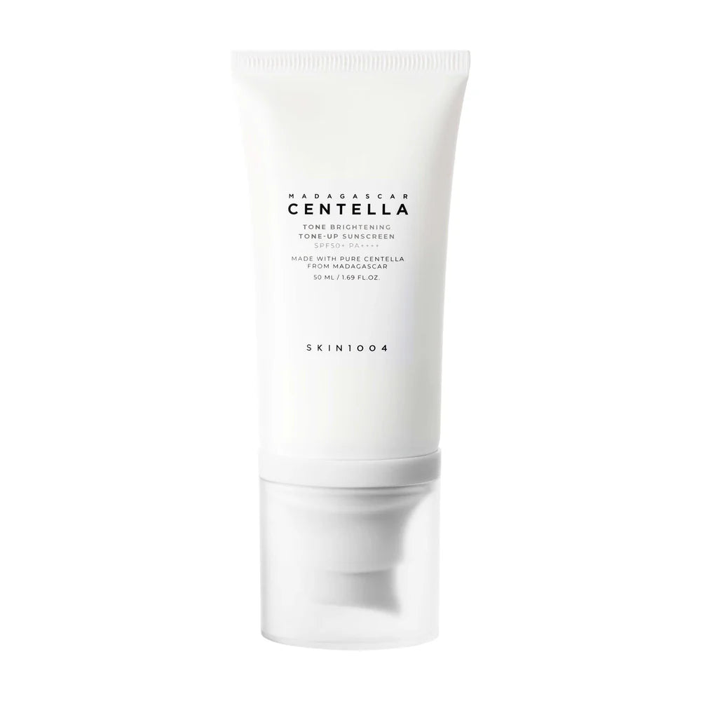 SKIN1004 - Madagascar Centella Tone-Up Sunscreen - 50ml | Protector Solar Iluminador y Aclarante con Centella Asiática