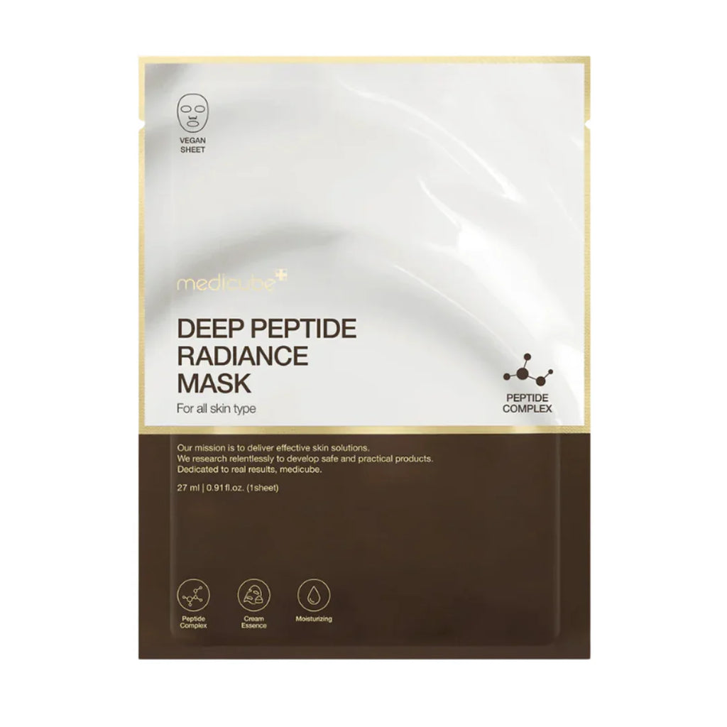 Medicube - Deep Peptide Radiance Mask - 27ml | Mascarilla Iluminadora y Reafirmante con Péptidos