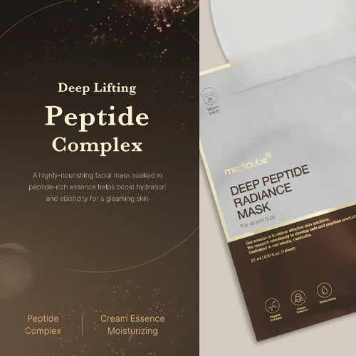 Medicube - Deep Peptide Radiance Mask - 27ml | Mascarilla Iluminadora y Reafirmante con Péptidos
