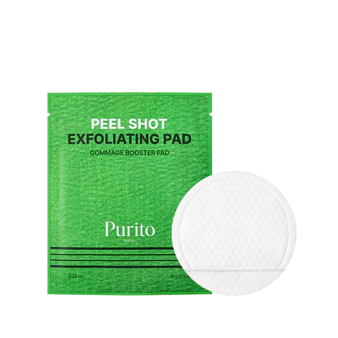PURITO Seoul - Peel Shot Exfoliating Pad - 8 piezas | Pads Exfoliantes para Renovar y Suavizar la Piel