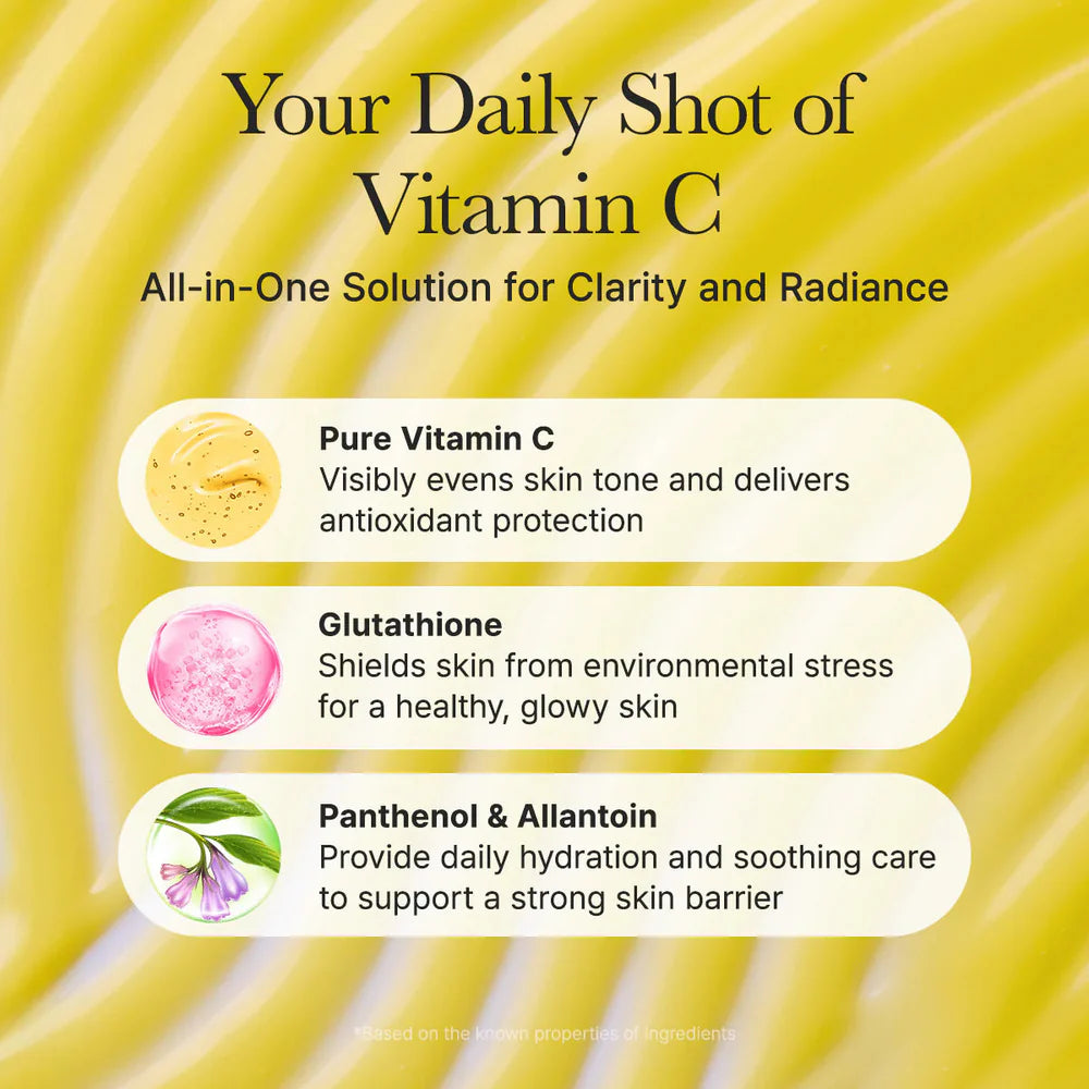 Arencia - Vitamin C Booster Shot - 30ml | Potenciador Revitalizador Y Unificador De Tono Antioxidante con Vitamina C