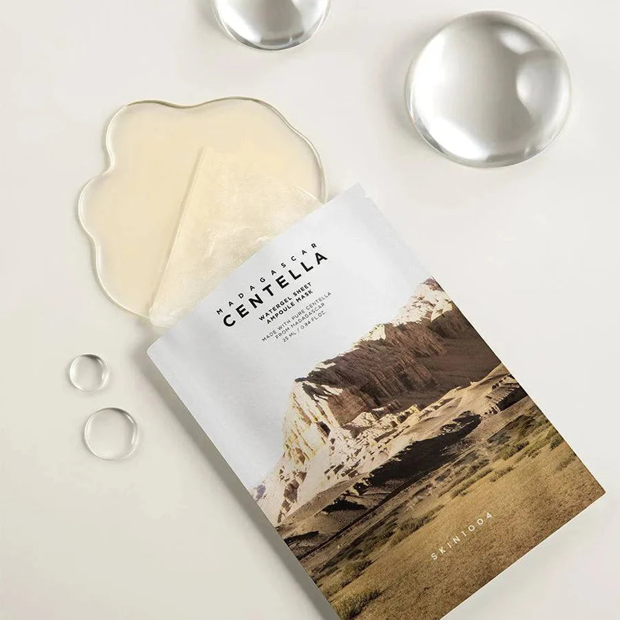 SKIN1004 - Madagascar Centella Watergel Sheet Ampoule Mask - 1pz | Mascarilla Hidratante y Calmante