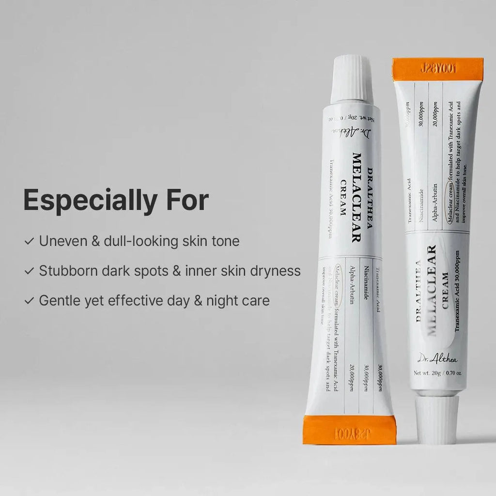 Dr. Althea - Melaclear Cream - 20g | Crema Antimanchas e Iluminadora
